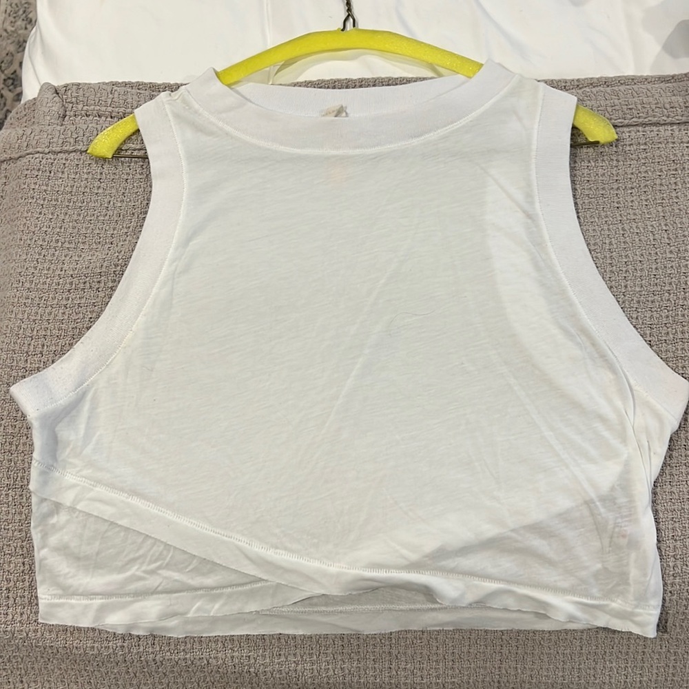 FP Movement White Crop Tank
